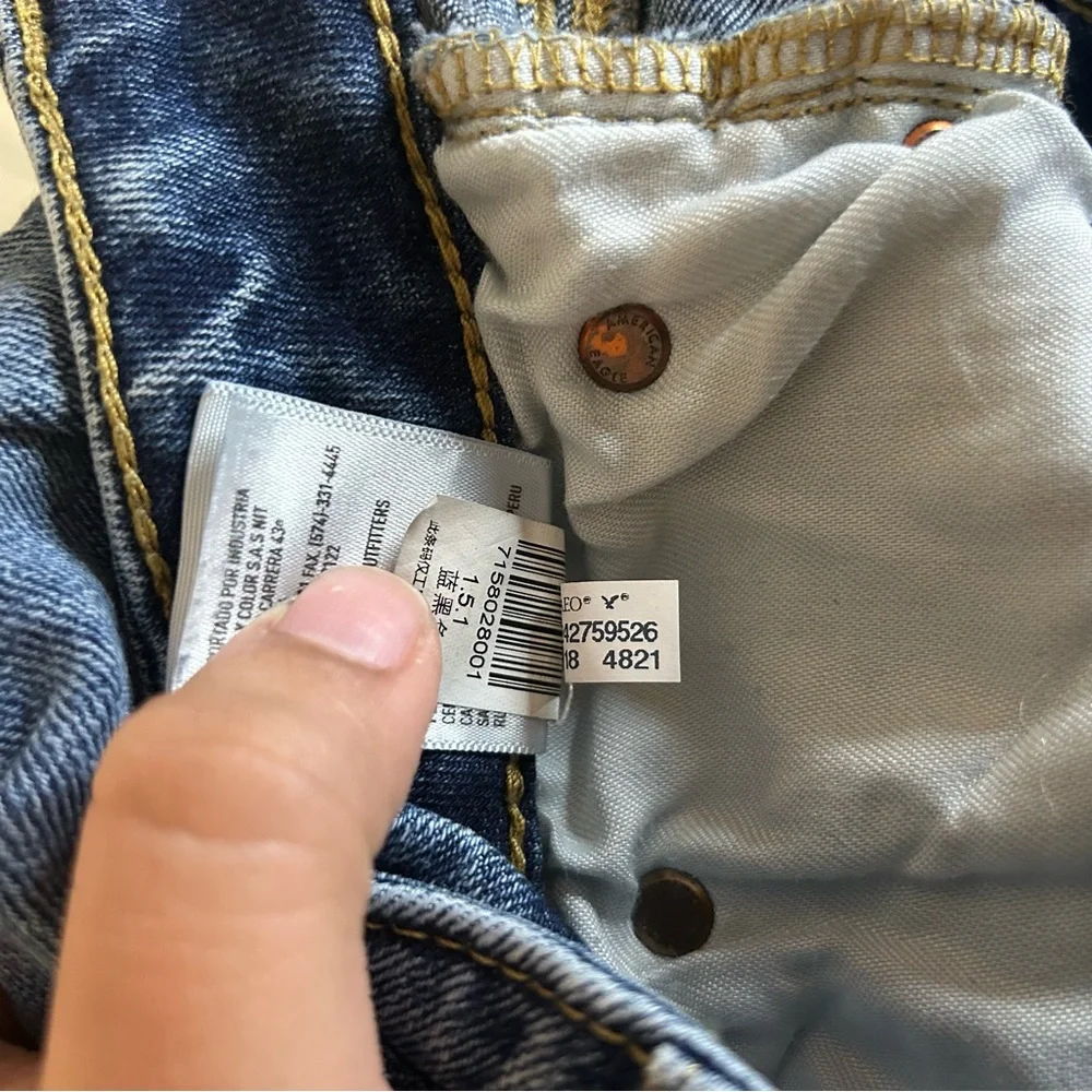 American Eagle AirFlex Distressed Blue Jeans - Picture 9 of 9